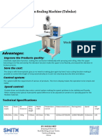 Smith Seam Sealing Machine