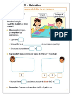 Matemática 12 - Identificamos El Doble de Un Número