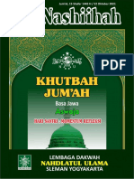 Khutbah Jum'at Bahasa Jawa - LDNU PCNU Sleman - 22 Oktober 2021 - Hari Santri Momentum Reflekasi