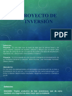 Proyecto de Inversión