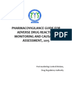 Pharmacovigilance Guide For Adverse Drug Reaction Monitoring and Causality Assessment, 2015