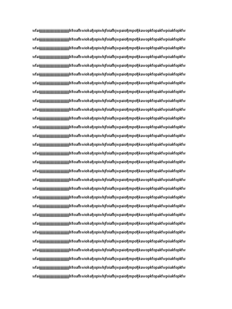Document with Repeated Content | PDF