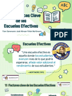 Características Claves de Las Escuelas Efectivas