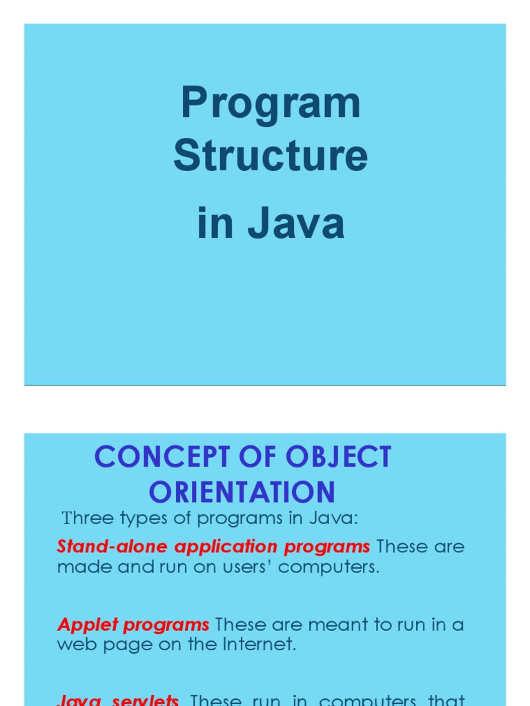 Unit 2.1 | PDF | Java (Programming Language) | Method (Computer ...