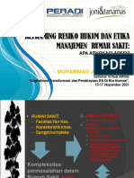 Sesi 2-Muhammad Joni, SH., MH-SEMINAR VIRTUAL-PPT RESIKO HUKUM DAN ETIKA MANAJEMEN RS-14-11-2013