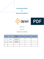 Darwin - CR2 - Non Functional Test Plan - CR2 - V1.0 Sunil Update