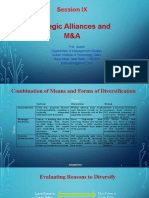 Session IX - Strategic Alliances and M&a (July 2021)