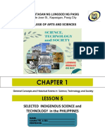 Lesson 5: Selected Indigenous Science and Technology in The Philippines