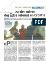 Ados incarcérés en Croatie - Le Parisien - Juillet 2010