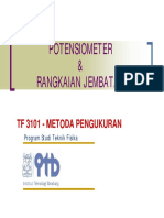 8 Potensiometer Rangkaian Jembatan