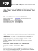 Projeto Voluntarios da Cidadania