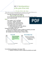 Interdependence and The Gains From Trade