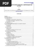 Organisation Judiciaire de La République de Guinée