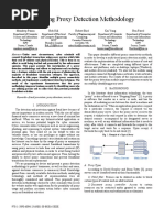 Exploring Proxy Detection Methodology: Abstract-Under Most Circumstances, Cyber Criminals Will