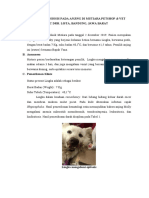 Deteksi Ehrlichiosis Pada Anjing Di Mutiara Petshop