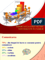 Importanța Comunicării Nonviolente În Familie .