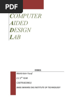 Download CAD LAB Experiments by Mohd Azim Yusuf SN54373790 doc pdf
