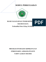 Buku Modul Perkuliahan Falsafah Teori Keperawatan New