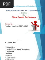 Silent Sound Technology: Seminar On