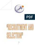 Recruite and Selection MBA