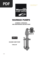 Warman Pumps: Assembly, Operating and Maintenance Instructions