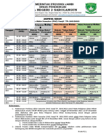 Jadwal PAS Ganjil