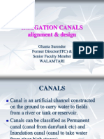 Canal Alignment & Desgin