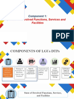 State of Devolved Functions, Services and Facilities: Component 1