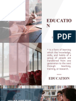 EDUCATION & Religion Social Dimensions Report