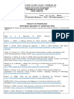 Fil 2 Tentatibong Bibliograpi at Konseptong Papel