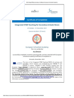 Eun Integrstem Secondary Certificate European Schoolnet Academy