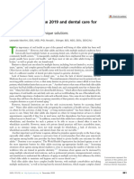 Coronavirus Disease 2019 and Dental Care For Older Adults: Commentary