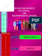 Human Resource Planning OR Manpower Planning