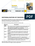 CH Warman Product Bulletin No 19 Rationalisation of Packing Materials