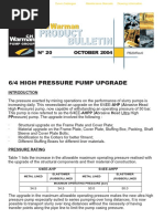 Metso MM Slurry Pump Handbook 2020 | PDF | Pump | Bearing (Mechanical)