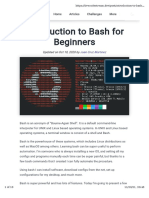 Introduction To Bash For Beginners