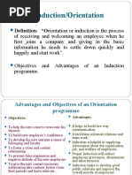 Induction and Orientation Lect 5