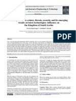 A Study On Cyber-Crimes, Threats, Security and Its Emerging Trends On Latest Technologies: Influence On The Kingdom of Saudi Arabia