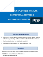 Department of Juvenile Welfare, Correctional Services & Welfare of Street Children