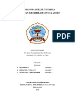 Laporan Praktikum Fitokimia Minyak Atsiri Tri Subekti - 1192111 - 3RC