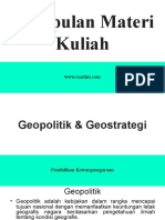 Geopolitik & Geostrategi
