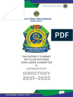Lions Clubs International Directory 2021-2022