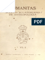 Humanitas. Boletin Ecuatoriano de Antropología VI-2