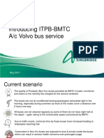 Introducing AC Volvo Bus Service in ITPB