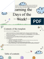 Learning The Days of The Week
