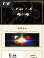 Customs of Tagalog: Religions