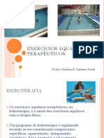 Exercícios aquáticos terapêuticos