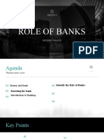 ROLE of BANKS