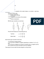 Design of PSC Members Basis Sign Convention