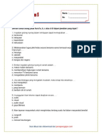 Soal Tematik Kelas 5 Tema 3 Subtema 2